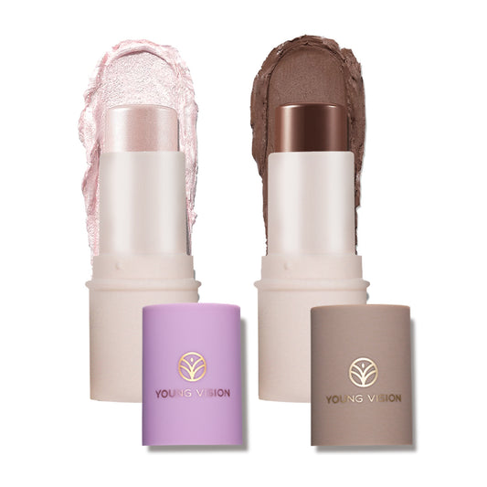 Stereo Highlight Contour Stick Crouching Silkworm Cream