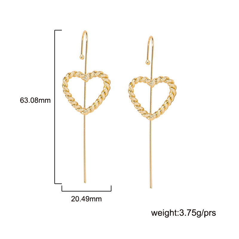 Ear-hook Earrings Simple And Cold Wind Ear Bone Clip Female