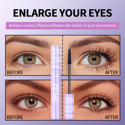 Black, Natural-length, Lengthening And Curling Mascara
