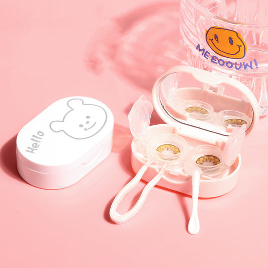 Cartoon Portable Color Contact Lens Care Box