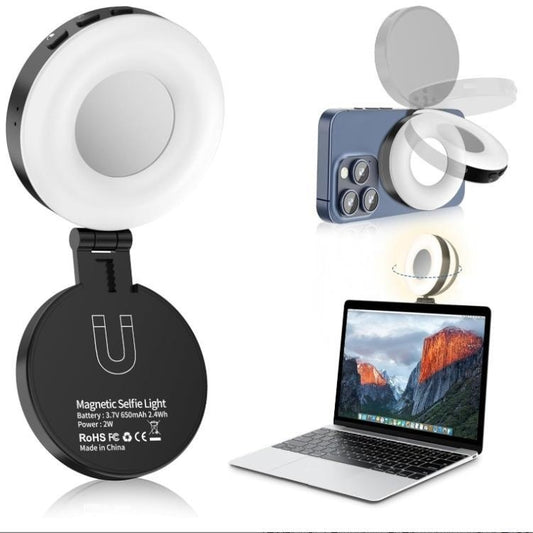Magnetic Ring Light For Selfie Photography Portable Beauty Lighting