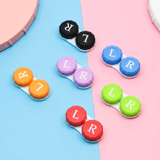 Cartoon Contact LensPortable Lens Case