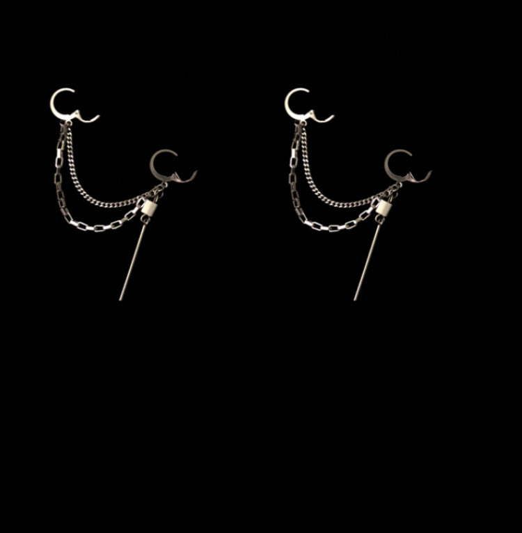 Long Stick Earrings Ear Bone Clip Earrings