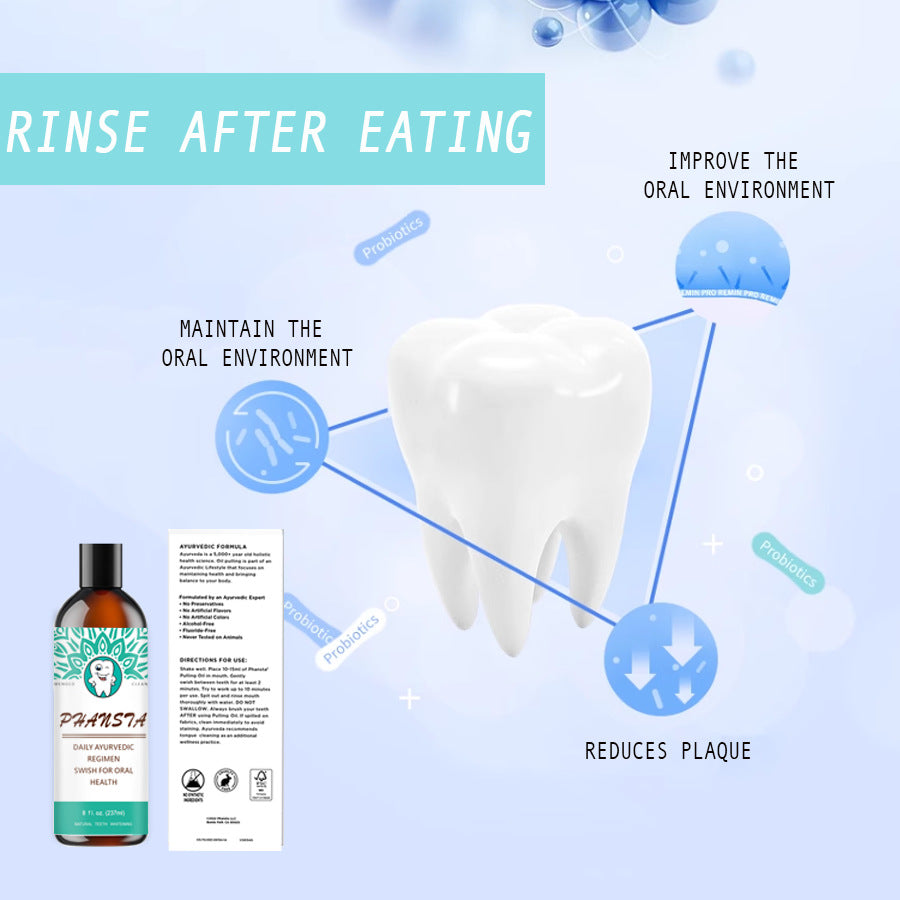 Coconut Oil Mouthwash Deodorant Tooth Stain Removal