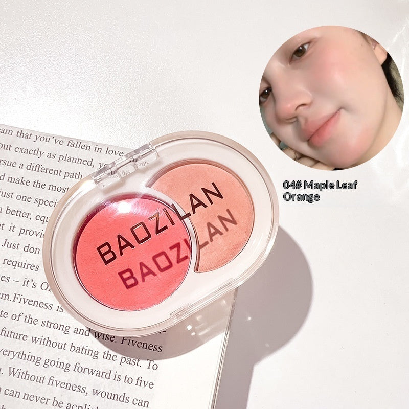 Two-tone Blush And A Low-saturation Contour Palette