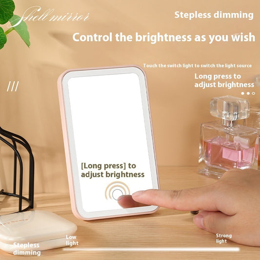 Car Portable Cosmetic Mirror LDE Makeup Mirror