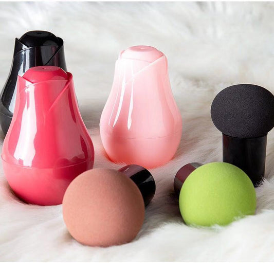 Round Head Mushroom Head Powder Puff Set Makeup Egg Makeup Tool