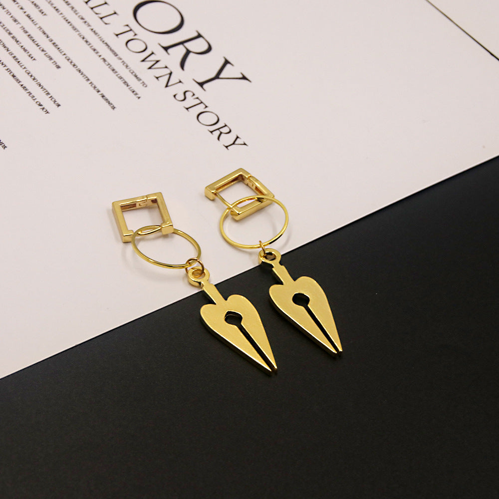 Alloy Earrings Ear Clip Cartoon Characters