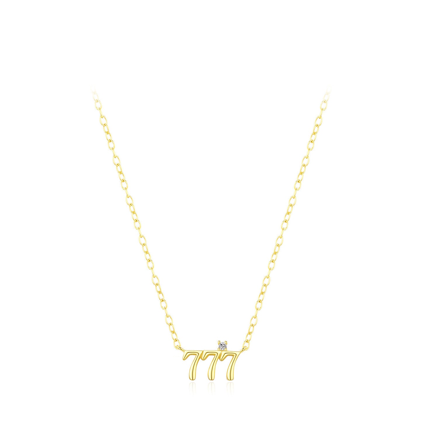 Fashion Personality Lucky Digital Necklace For Women