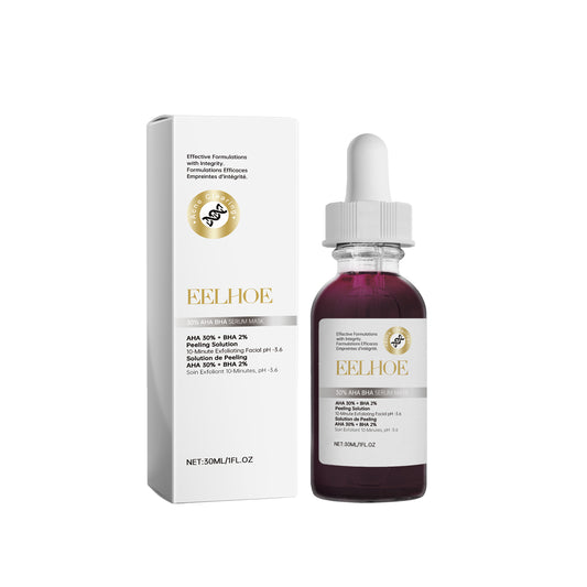EELHOE 30% Fruit Acid Salicylic Acid Essence Mask, Gentle Skin Care, Cleansing, Moisturizing And Delicate Skin Essence