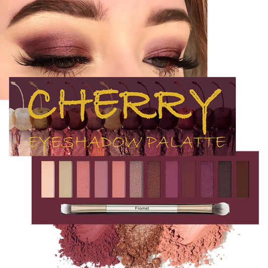 12 Colors Eye Shadow Plate Matte Shimmer Powder