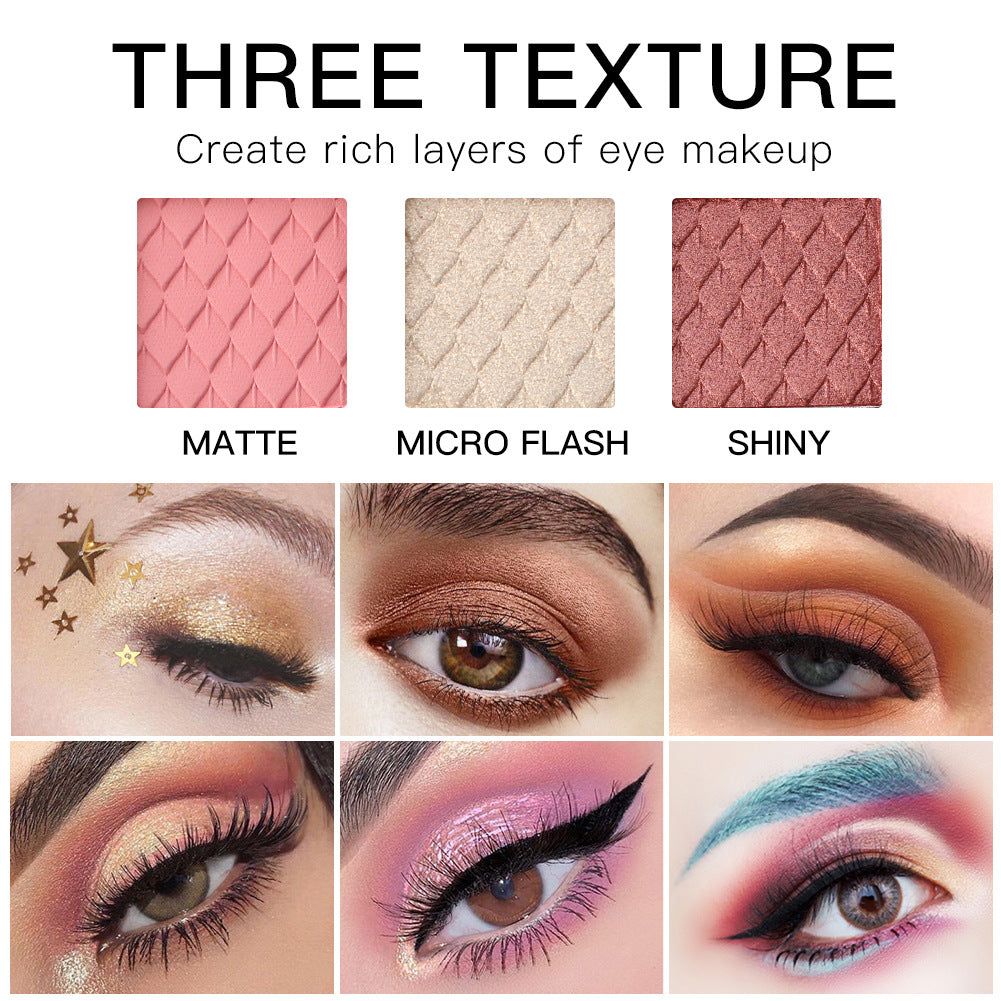 Multicolor Eye Shadow Plate Discoloration Resistant Full Set