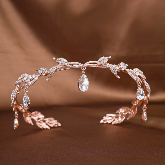 Womens Rhinestone Crown Hair Accessory