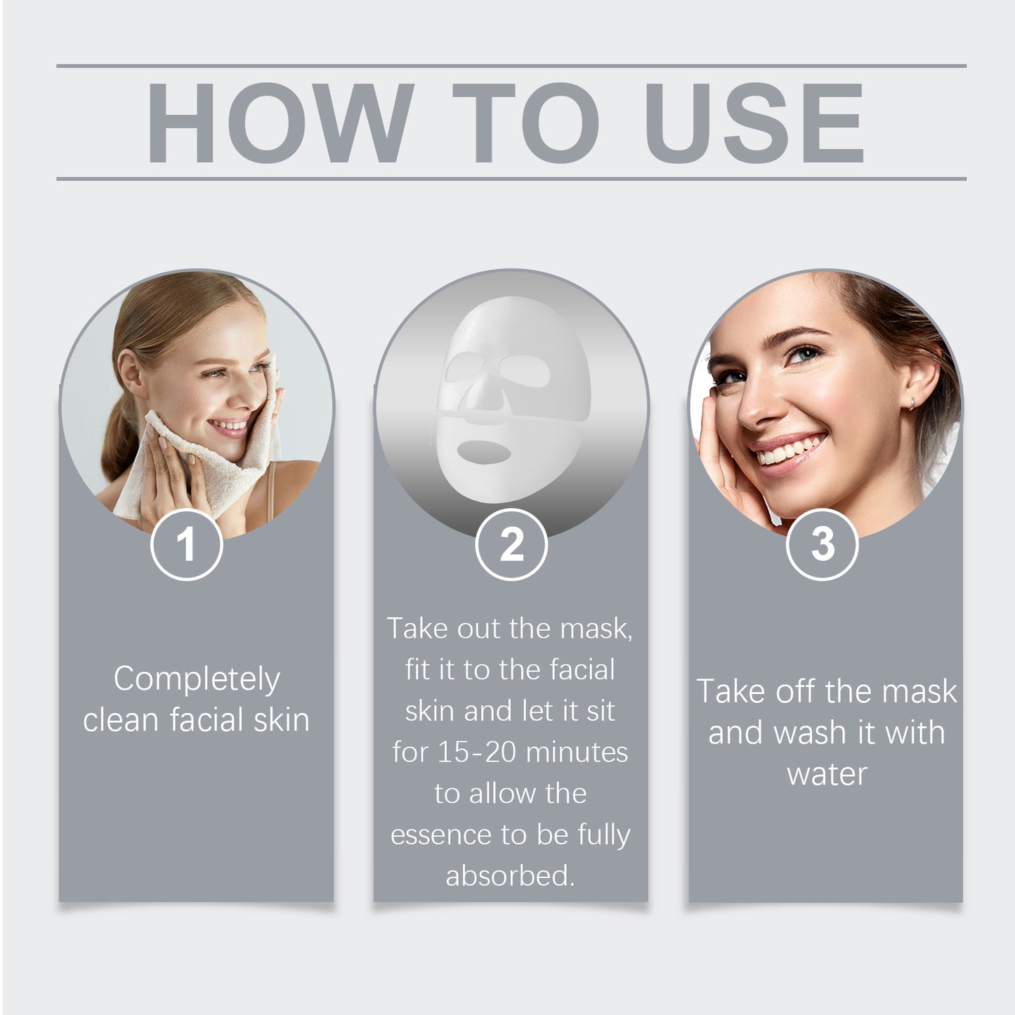 EELHOE Firming Collagen Mask (Bag) Moisturizing, Hydrating And Firming Three-In-One Mask Nourishes And Smooths The Skin
