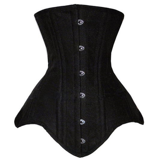 Cotton Double Steel Rib Waist Court Corset