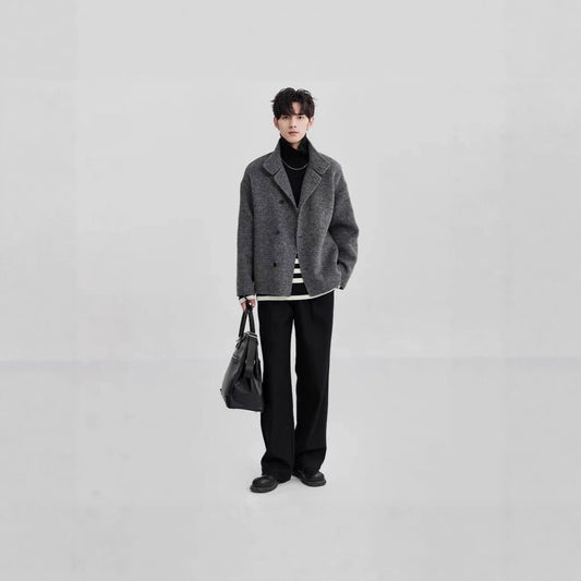 High-end Wool Coat For Men Autumn And Winter