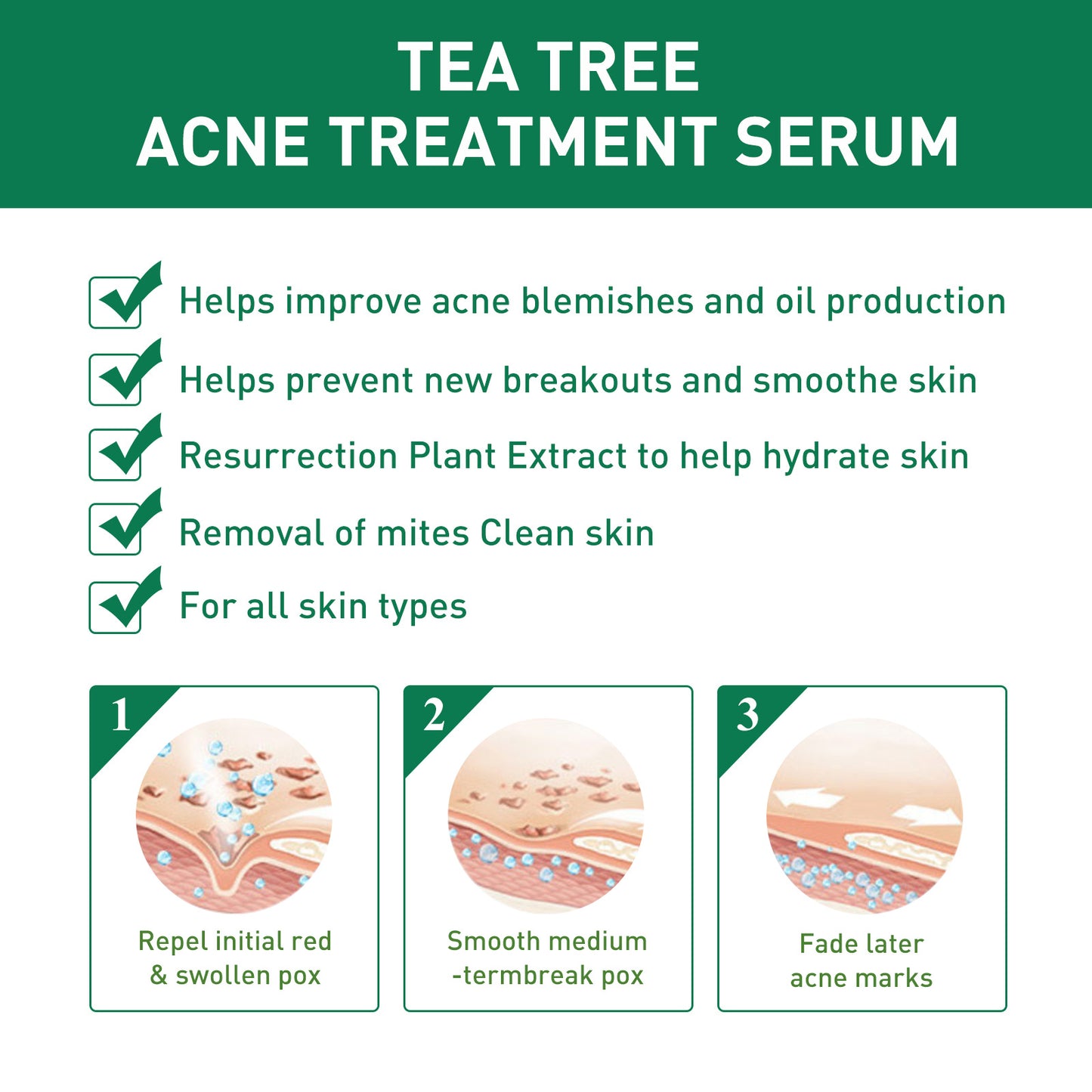 Tea Tree Oil Facial Skin Cleaning And Repair