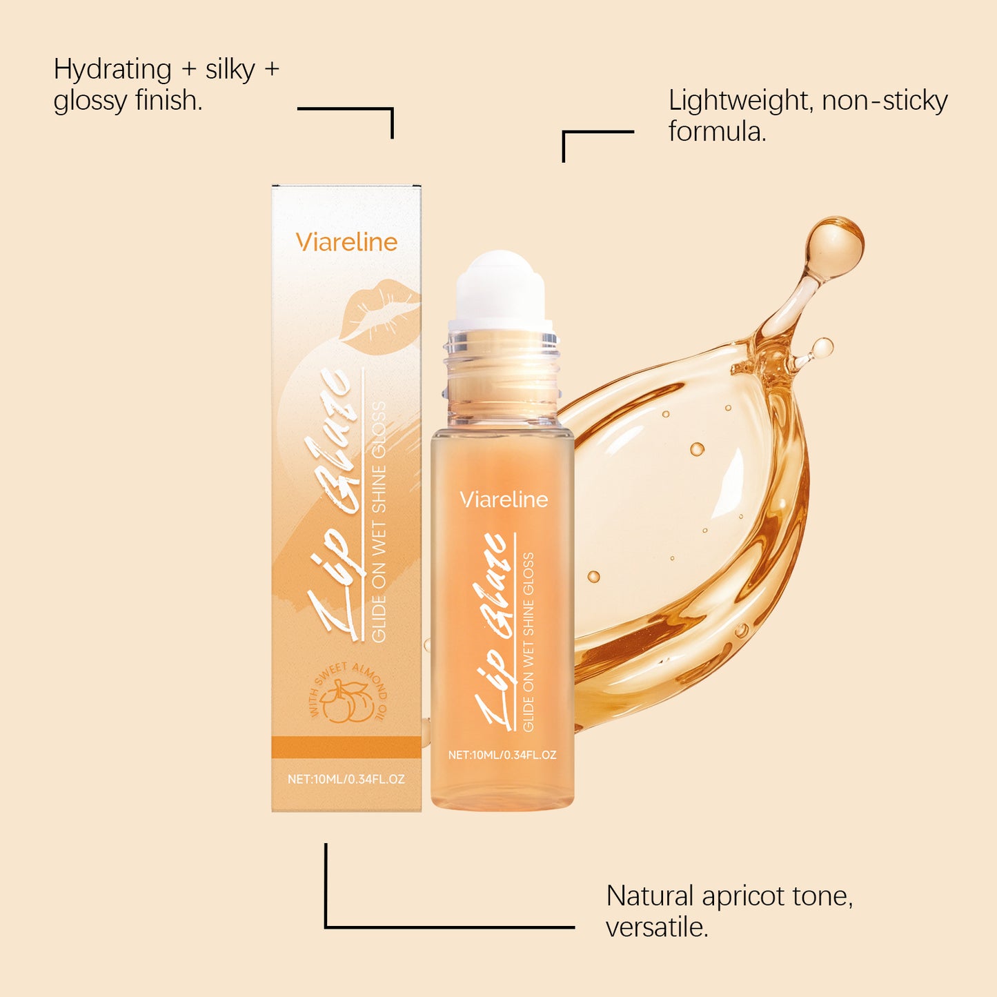 Apricot Moisturizing Lip Gloss