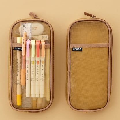 Transparent Pencil Case Girl Stationery Bag Special For High School Entrance Examination Large Capacity