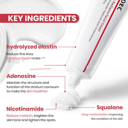 KOEC Cross-border Centella Asiatica HA Elastic Moisturizing Facial Cream,
