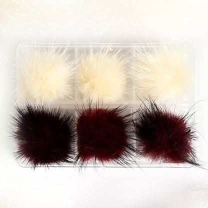 Nail Hair Ball Magnet Detachable Jewelry