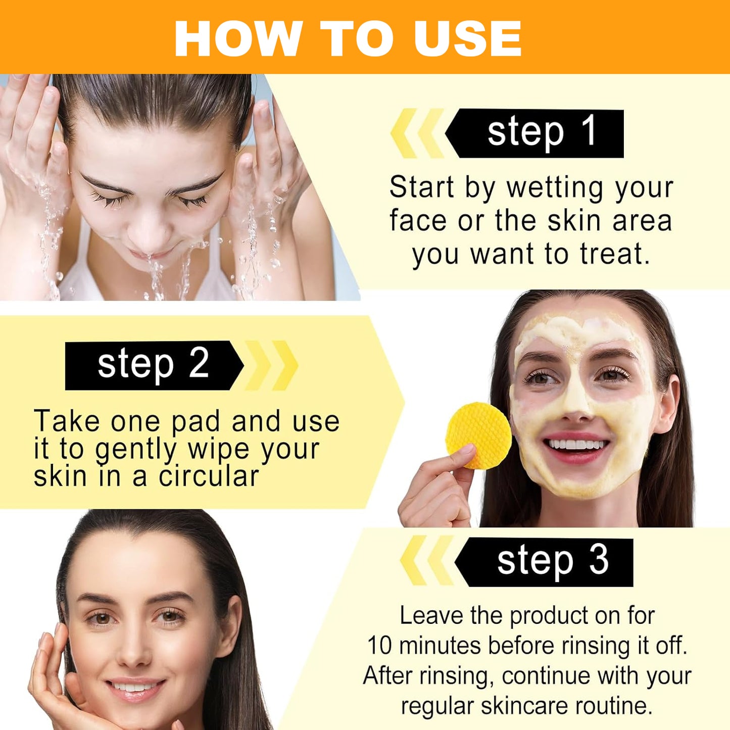 Only Supports Self Pickup With Waybill Amococo Turmeric & Kojic Cleansing Pads Brightened Skin Enriched With Turmeric Root Kojic Acid For Gentle Exfoliation And Tone Evenness