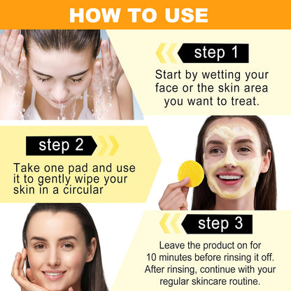 Only Supports Self Pickup With Waybill Amococo Turmeric & Kojic Cleansing Pads Brightened Skin Enriched With Turmeric Root Kojic Acid For Gentle Exfoliation And Tone Evenness