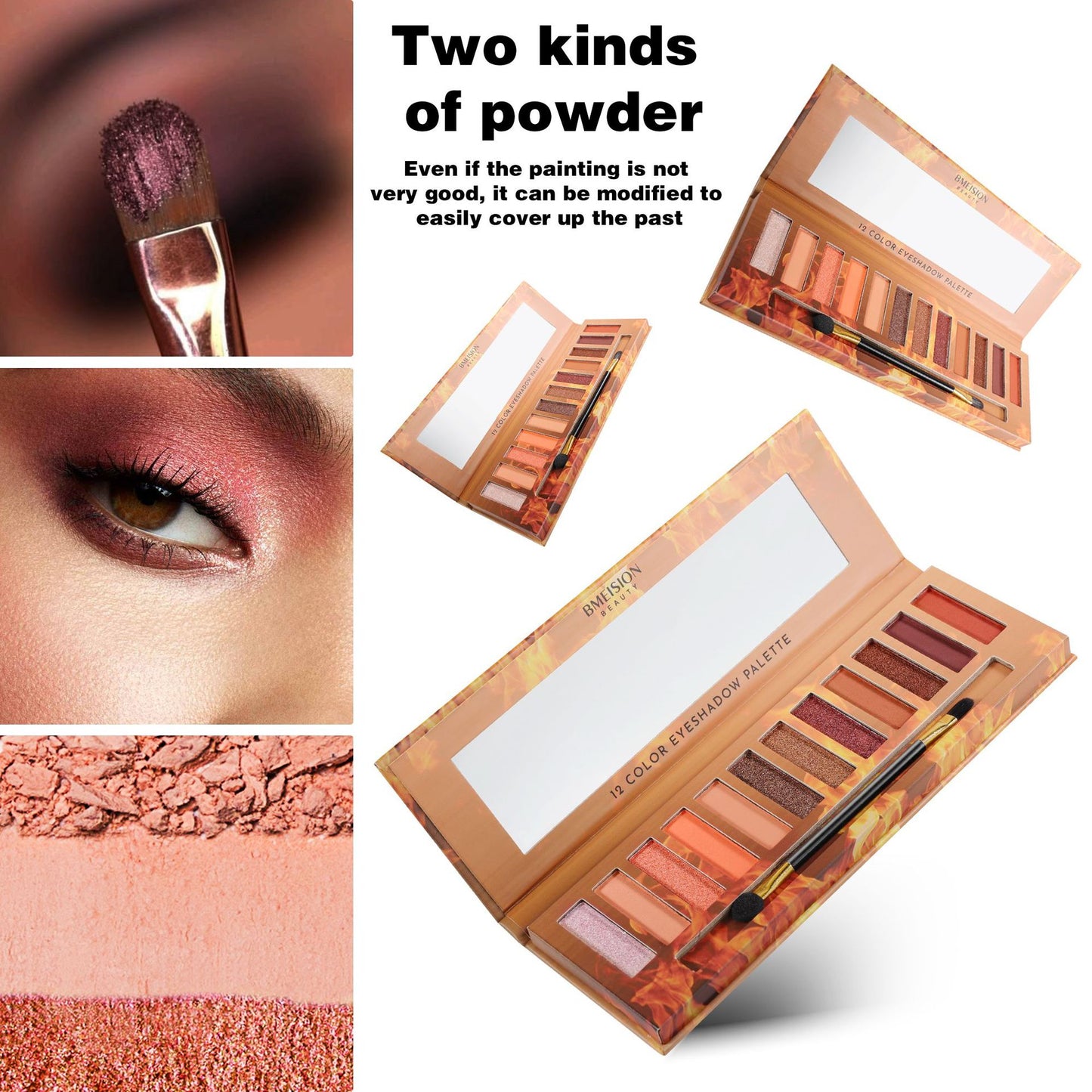 Flame Eye Shadow Earth Color Pearlescent