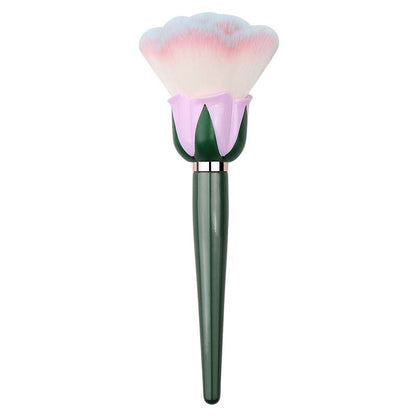 Oversized Single Wood Nail Dust Makeup Brush