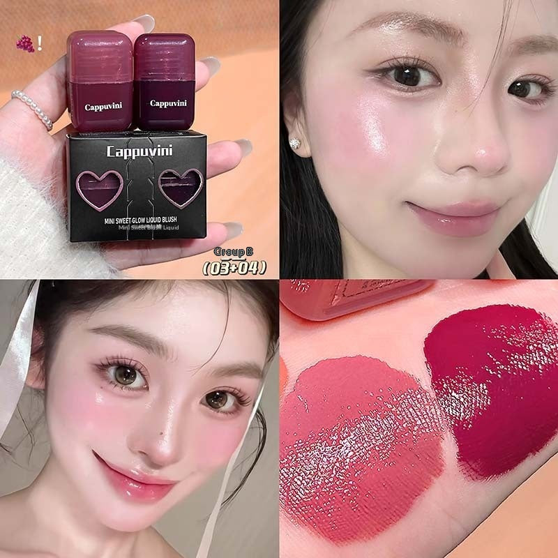 Mini Sweet Face Ice-Translucent Nude Moisturizing Natural Radiance Blush Liquid