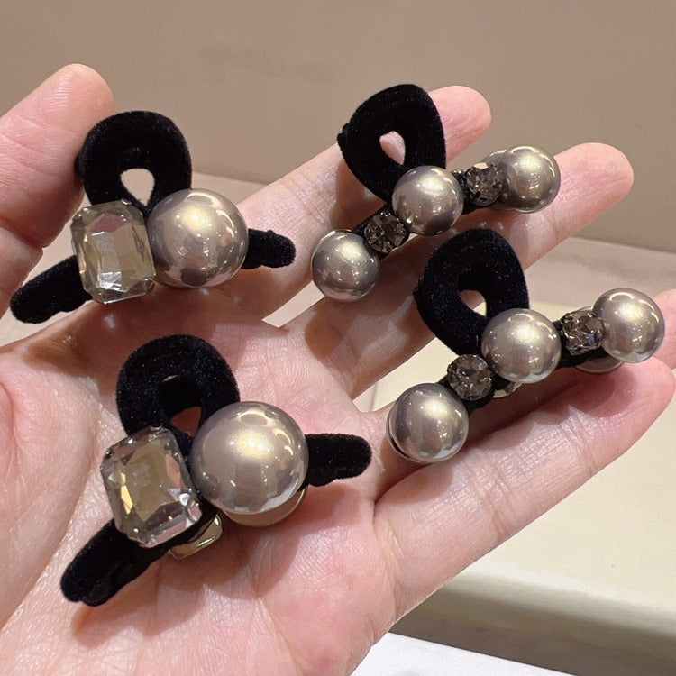 Black Pearl New High-grade Small Hair Grabbing Clip