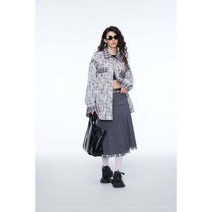 Fashion American Preppy Style Skirt Women