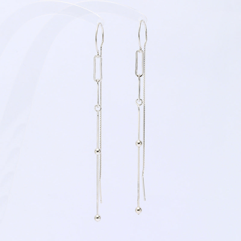 Silver Earrings Original Chain Sterling Silver Earrings S925 Earrings