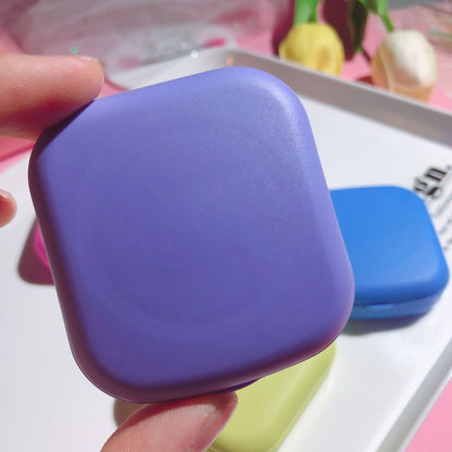 Candy Color Square Mini Contact Lens Case