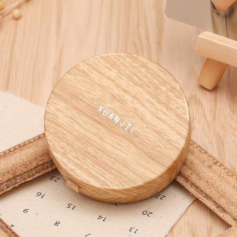 Contact Lens Case Vintage Wood Grain Contact Lens Case Wooden