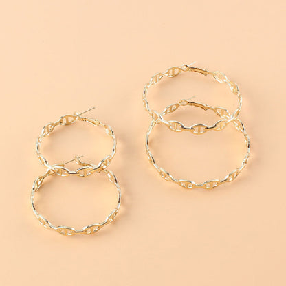 Hoop Earrings European And American  Style Earrings Earrings
