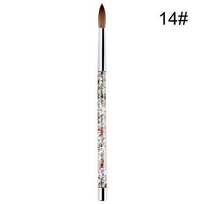 Nylon Nail Art Crystal Engraving Brush Tool