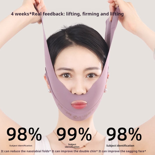 Improve French Pattern Lifting Full Face Shaping V Face Lifting Bandage Plastic Face Mask