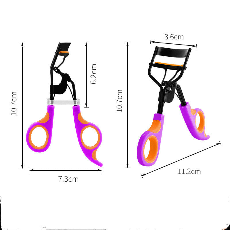 Double Color Curling Eyelash Curler Aid Women's Portable