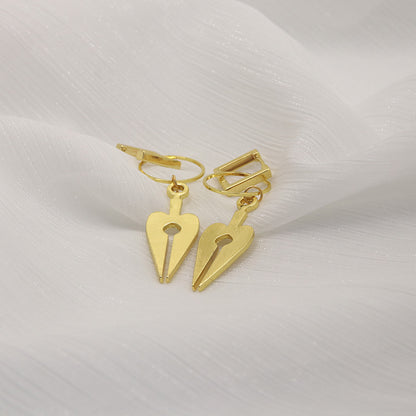 Alloy Earrings Ear Clip Cartoon Characters