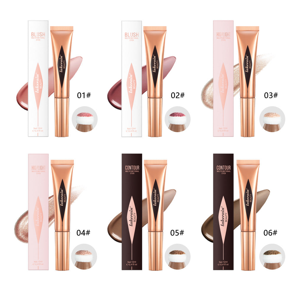 Multifunctional Cosmetic Brush Blush Highlight Shading Pen
