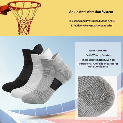 Basketball Socks Thickened Towel-bottom Mid-calf Length Breathable Sweat-absorbing And Non-slip