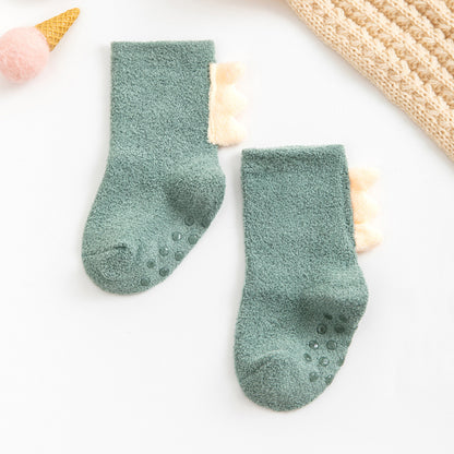 20 Winter New Three-dimensional Super Thick Children's Sleep Socks