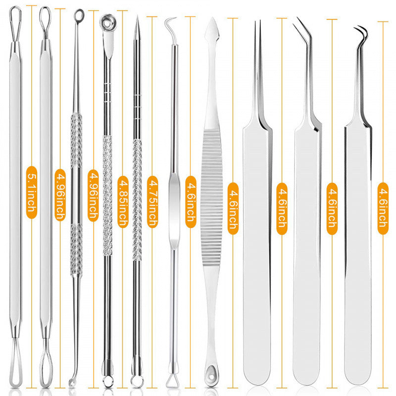 10-Piece Acne-Prone Makeup Tool Set
