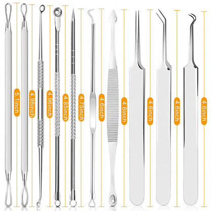 10-Piece Acne-Prone Makeup Tool Set