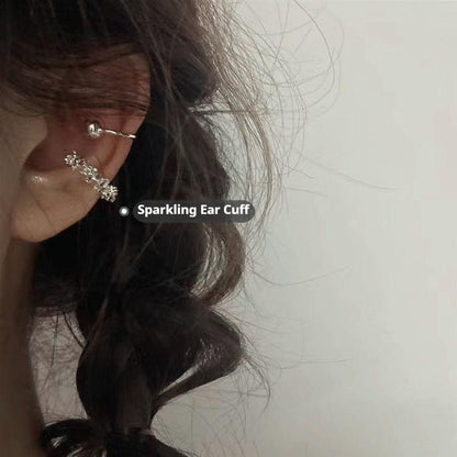 Ear Clip Irregular Frosty Style Earrings