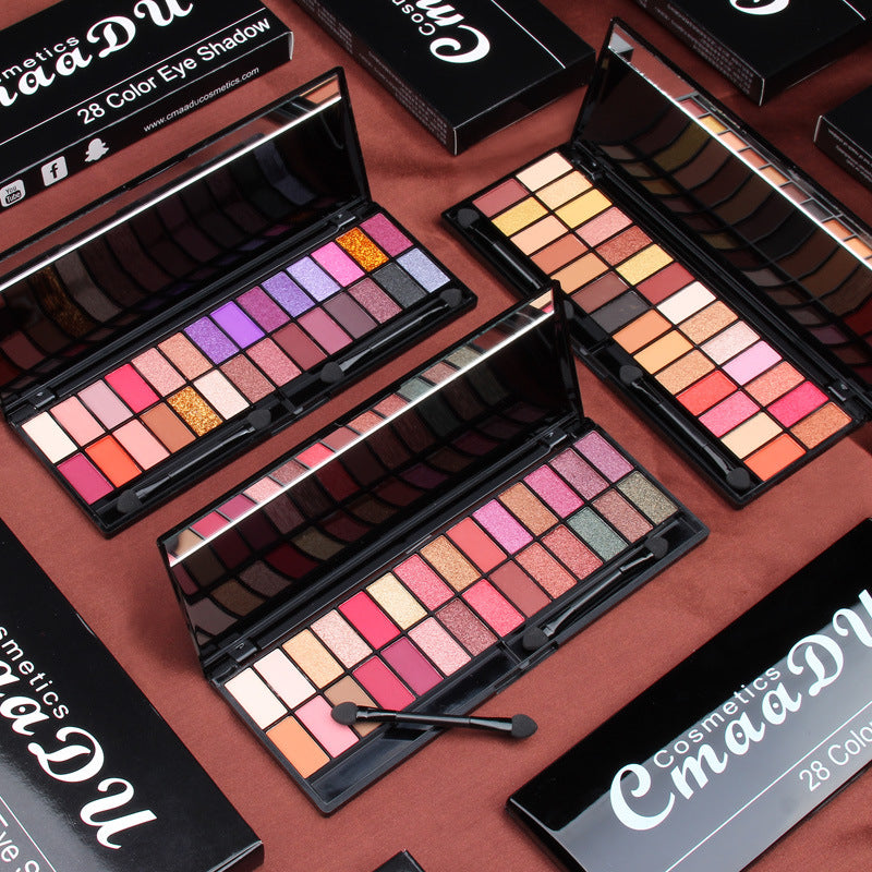 Creative 28 Color Matte Pearlescent Eyeshadow Palette
