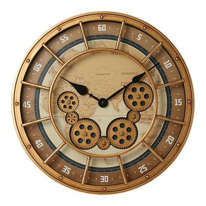 Round Gear Wall Clock Clock