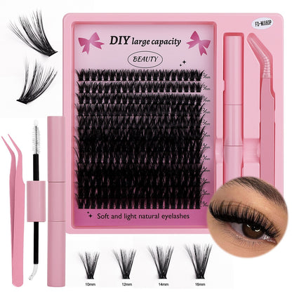 Segmented Hot Melt Single Cluster Large Capacity Thick Eyelash Suit