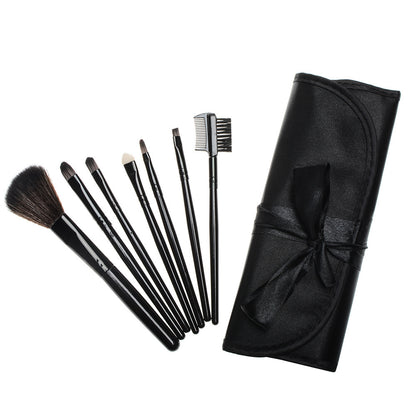 Multifunctional Portable 7 Ribbon Makeup Brushes Suit